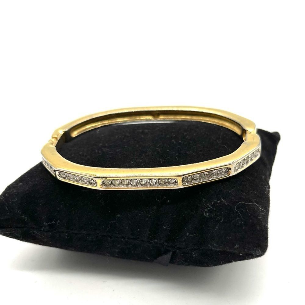 Swarovski Crystal Begets in Gold Plated Bangle
